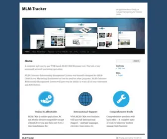 MLM-Tracker.com(An application that will help you manage and organize your business clients) Screenshot