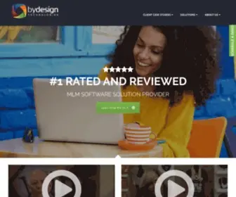 MLMBydesign.com(ByDesign MLM Software) Screenshot