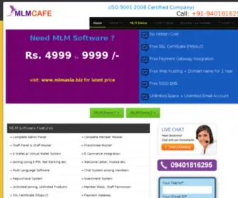 MLmcafe.biz(Mlm software) Screenshot
