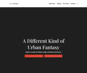 MLMCknight.com(Urban Fantasy Books For Readers Who Love the Occult) Screenshot