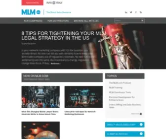 MLM.com(The Direct Sales Resource) Screenshot