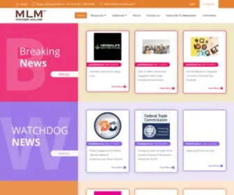Mlminsider.com(MLM Insider) Screenshot