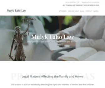 MLmlawoffice.com(Mulyk Laho Law) Screenshot