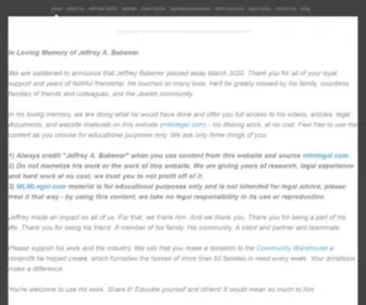 MLmlaw.org(Jeff Babener) Screenshot