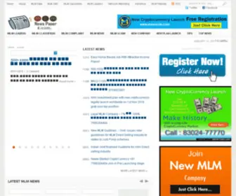 MLmnewspaper.com(MLM न्यूज़ पेपर) Screenshot