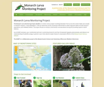 MLMP.org(Monarch Larva Monitoring Project (MLMP)) Screenshot