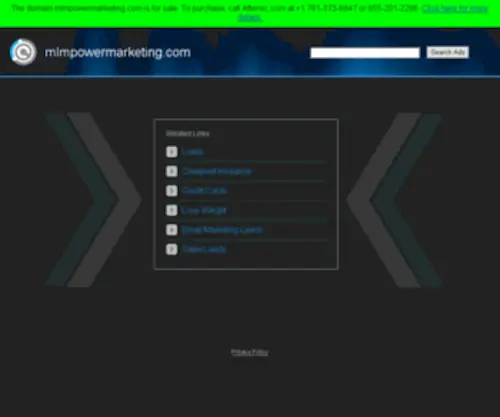 MLmpowermarketing.com(Autoresponder) Screenshot