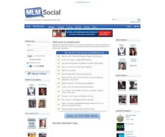 MLmsocial.com(MLM Social) Screenshot