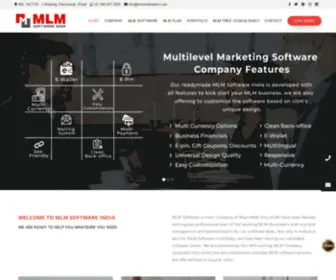 MLmsoftwarein.com(MLM Software India) Screenshot