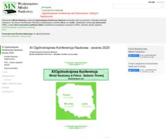 Mlodzinaukowcy.com(Wydawnictwo Młodzi Naukowcy) Screenshot