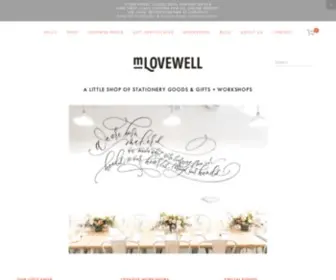 Mlovewell.com(M.Lovewell) Screenshot