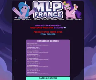 MLP-France.com(MLP France) Screenshot