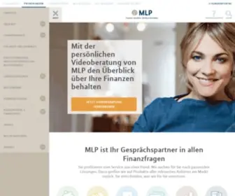 MLP.de(MLP ist Ihr Gesprächspartner in allen Finanzfragen) Screenshot
