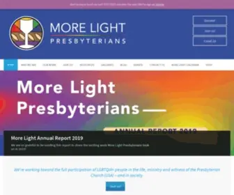MLP.org(More Light Presbyterians) Screenshot