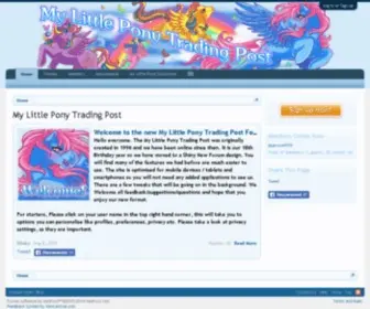 MLPTP.net(My Little Pony Trading Post) Screenshot