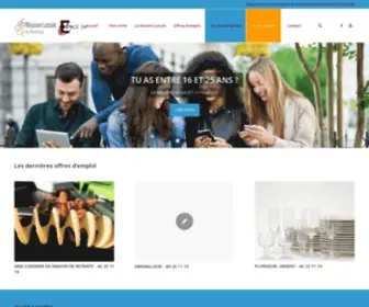 Mlroanne.org(Mission Locale du Roannais) Screenshot
