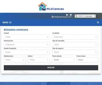 MLscaracas.com(Venta y alquiler de apartamentos) Screenshot