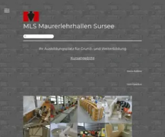 MLS.ch(MLS Maurerlehrhallen Sursee) Screenshot