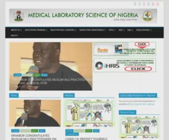 MLSCN.gov.ng(Labs save lives) Screenshot