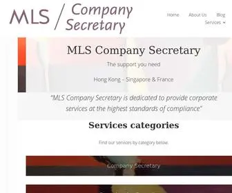 MLscompanysecretary.com(The support you need) Screenshot