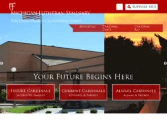 Mlsem.org(The special purpose of Michigan Lutheran Seminary) Screenshot