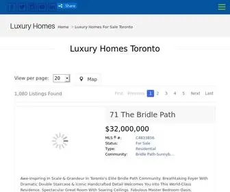 MLslistinggta.ca(Luxury Homes Toronto I High end houses for sale) Screenshot