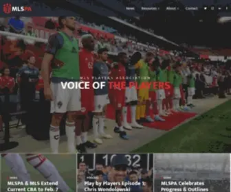 MLSplayers.org(Voice of the Players) Screenshot