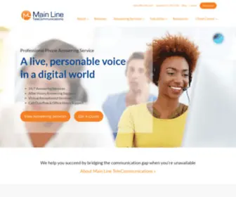 MLtcom.com(Main Line TeleCommunications) Screenshot