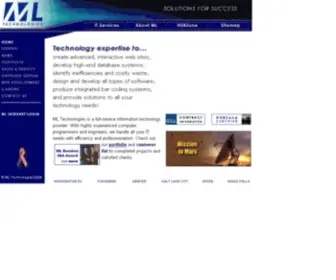 Mltech.com(ML Technologies) Screenshot