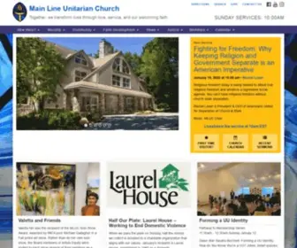 Mluc.org(Main Line Unitarian Church) Screenshot