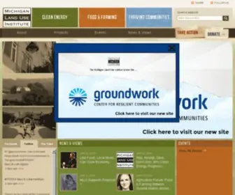 Mlui.org(The Michigan Land Use Institute) Screenshot