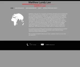 Mlundylaw.com(QDRO Law Firm) Screenshot