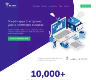 Mlveda.com(Shopify Apps) Screenshot