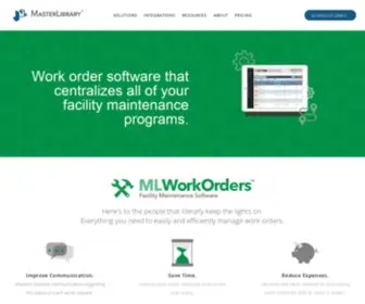 Mlworkorders.com(School Districts) Screenshot
