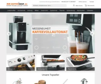 MM-Gastroshop.de(Gastronomiebedarf von Bartscher im Online) Screenshot