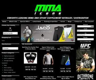 MMA-Icons.com(MMA ICONS) Screenshot