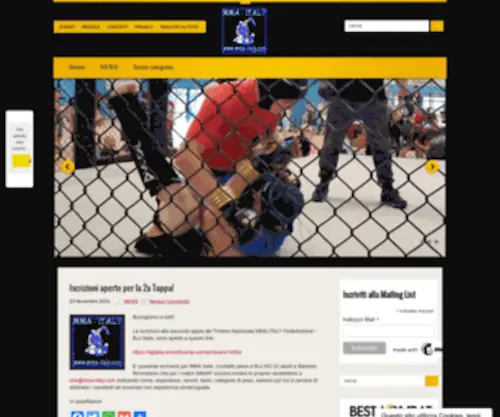 MMA-Italy.com(MMA Italy) Screenshot