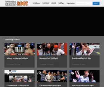 MMA-Root.com(MMA Root) Screenshot