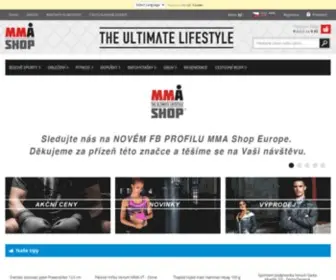 MMA-Shop.cz(MMA shop) Screenshot