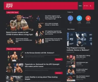 MMadive.com(UFC, Mixed Martial Arts (MMA) News, Results, Fighting and Videos) Screenshot