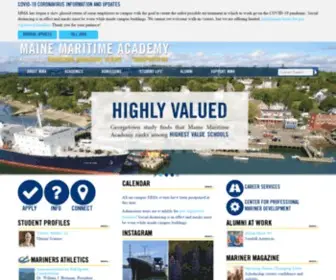 MMA.edu(Maine Maritime Academy) Screenshot