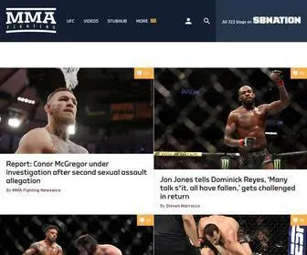 MMafighting.com(MMA News & results for the Ultimate Fighting Championship (UFC)) Screenshot