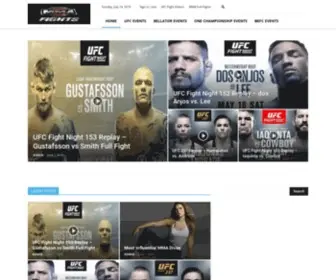 MMafights.net(Watch MMA Fights and Highlights) Screenshot