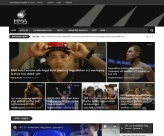 MMaindia.com(MMA India) Screenshot