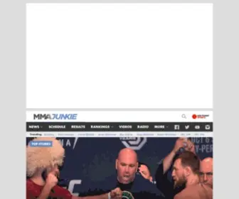 MMajunkie.com(UFC and MMA news) Screenshot