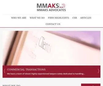 MMaks.co.ug(MMAKS Advocates) Screenshot