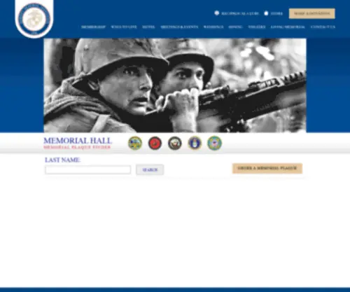 MMamemorialplaques.com(Marines Memorial) Screenshot
