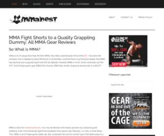 MManest.com(MMA Fight Shorts to a Quality Grappling Dummy) Screenshot