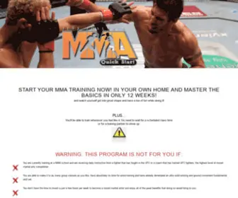 MMaquickstart.com(MMA QuickStart) Screenshot