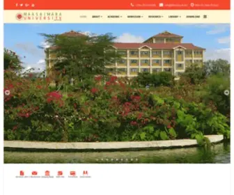 MMarau.ac.ke(Maasai Mara University) Screenshot